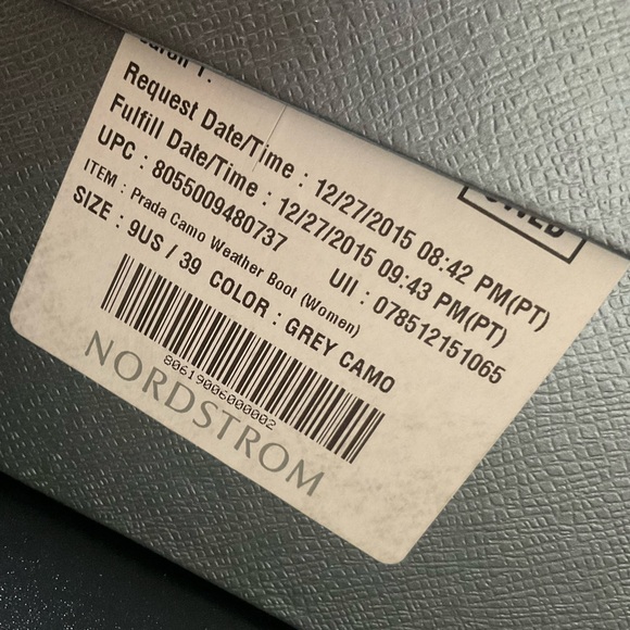 Prada Snow Boots, Grey Camo, 39 - Picture 11 of 11